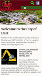 Mobile Screenshot of cityofhart.org